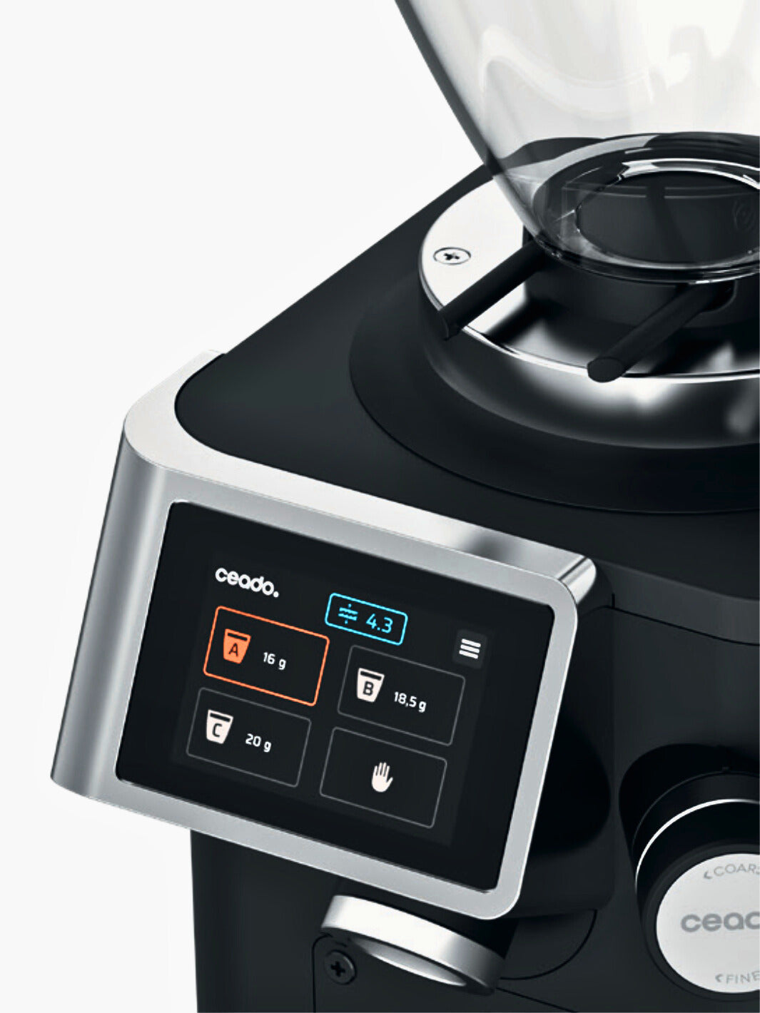 CEADO Rev Titan Espresso Grinder (120V) (⌀83mm) (w/ WAM Module + Iron Candy Burrs)