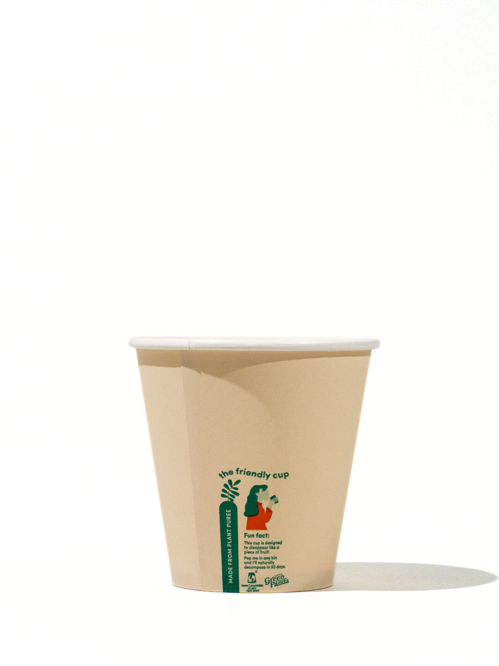 Photo of LITTLE GREEN PANDA Home Compostable Paper Cup (1000-Pack) (Brown) ( 8oz 236ml ) [ Little Green Panda ] [ Single Use Cups ]