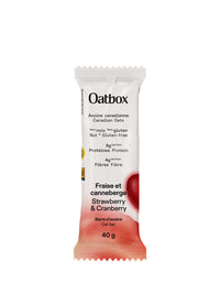 Photo of OATBOX Strawberry & Cranberry Soft Bar (40g/1.4oz) ( ) [ Oatbox ] [ Snacks ]