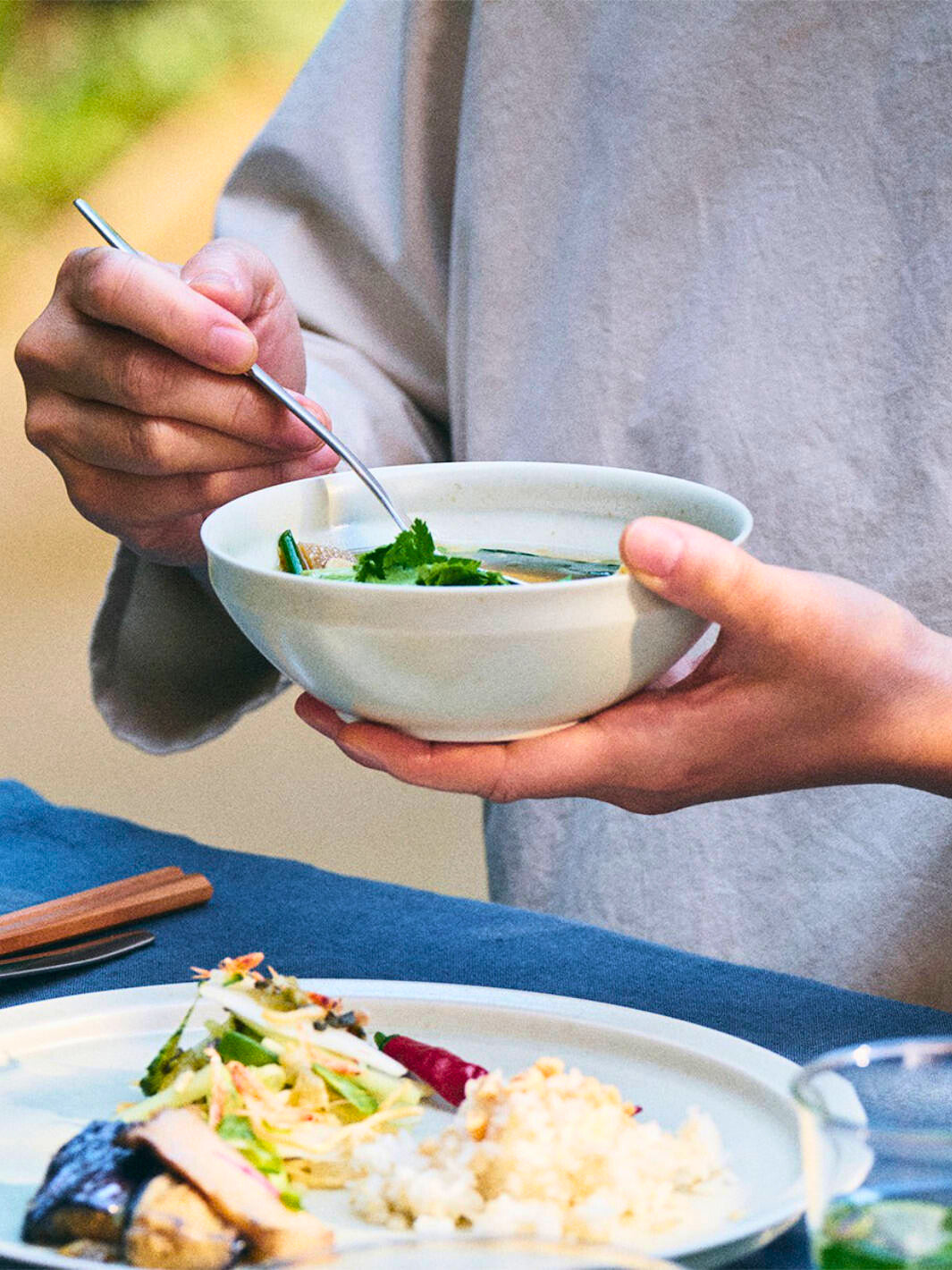 KINTO LIN Bowl (⌀140mm/5.5in) (4-Pack)