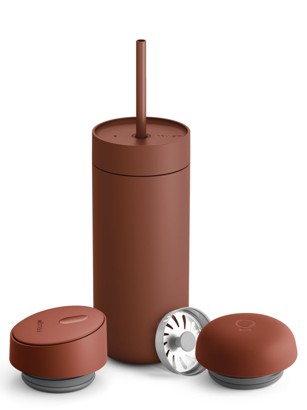 Photo of FELLOW Carter 3-in-1 Sip System (474ml/16oz) ( Sienna ) [ Fellow ] [ Reusable Cups ]
