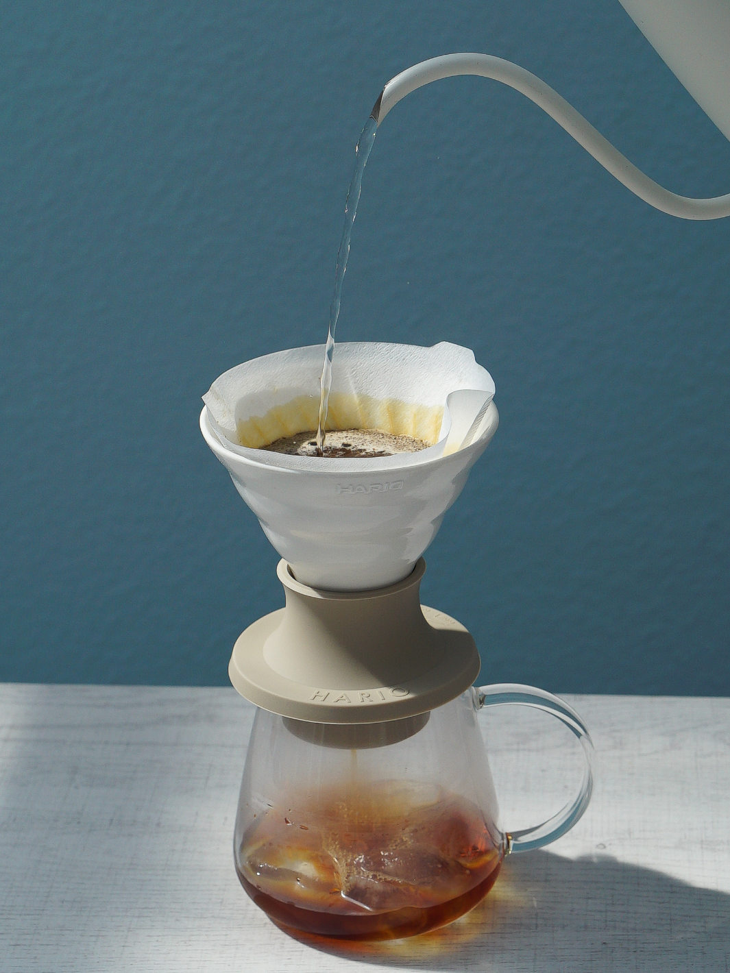 HARIO V60-02 SWITCH Immersion Dripper (200ml/6.76oz) (Ceramic)
