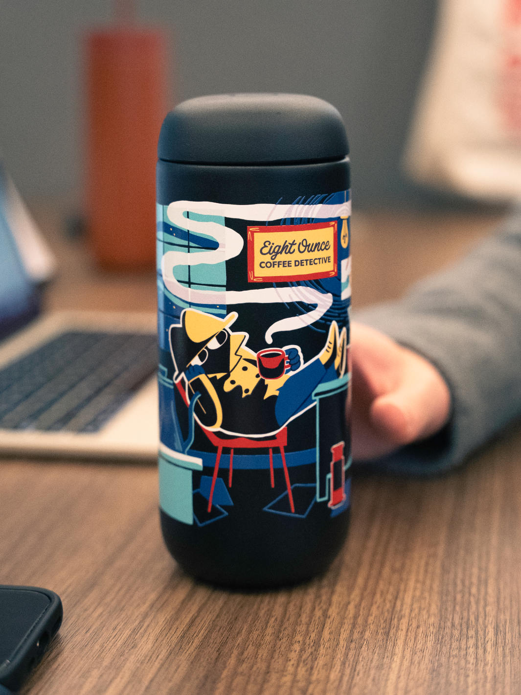 FELLOW x EIGHT OUNCE "Coffee Detective" Carter Move Mug (473ml/16oz) [Limited Edition] (Minor Aesthetic Defect)
