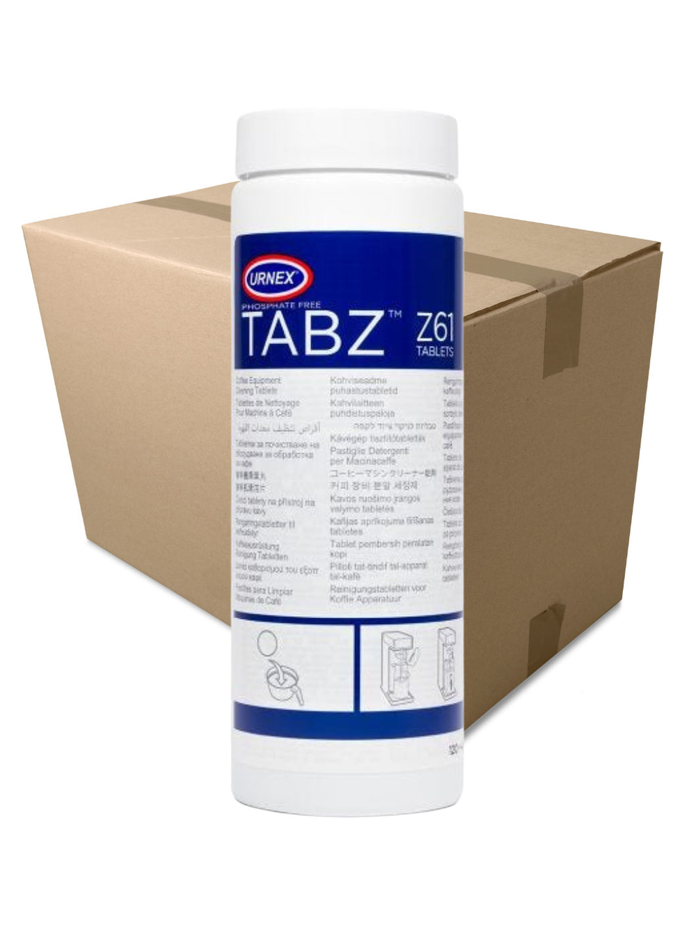 Photo of URNEX Tabz (Z61) (4g tabs) (120-Count) ( 12 Units (1 Case) ) [ Urnex ] [ Cleaners ]