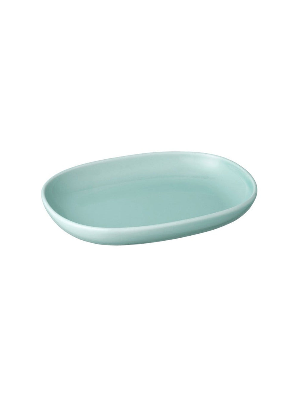 Photo of KINTO NEST Plate (195x145mm/7.8x5.8in) (4-Pack) ( Blue ) [ KINTO ] [ Plates ]