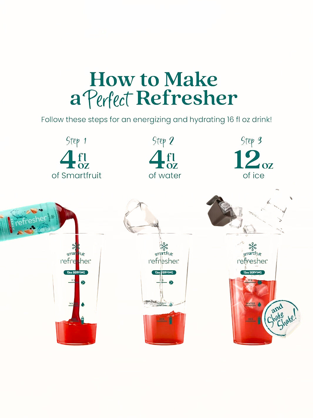 SmartFruit Renew Refresher (1419.53ml/48oz) (Strawberry, Açaí)