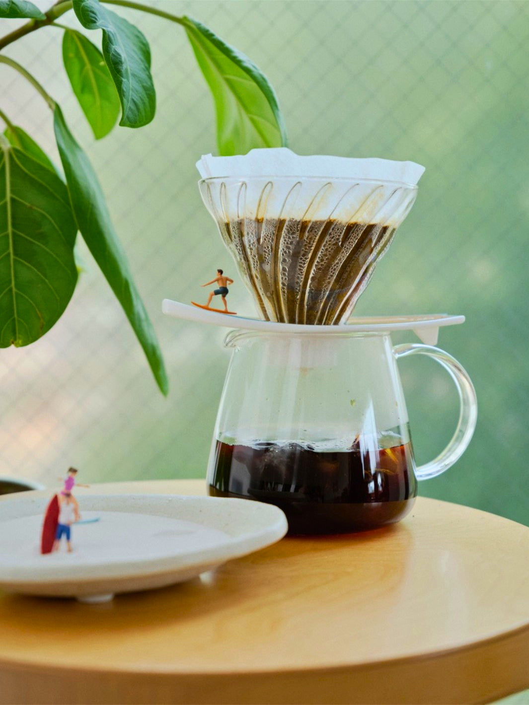 Hario V60-02 "Surfboard" Dripper (Glass)