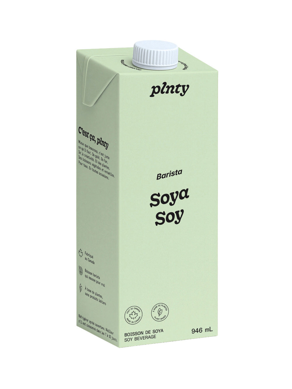 Photo of PLNTY Barista Soy Beverage (946ml/32oz) ( 1 Carton ) [ PLNTY ] [ Alternative Milks ]