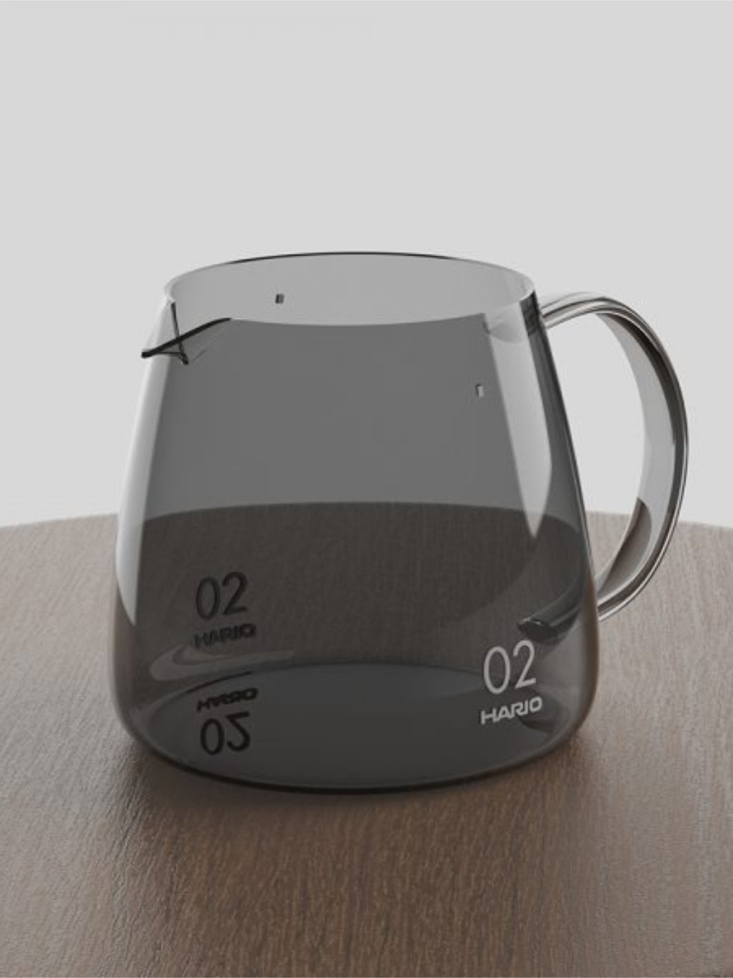 HARIO V60 Barista Server (600ml/20.29oz) (Grey)