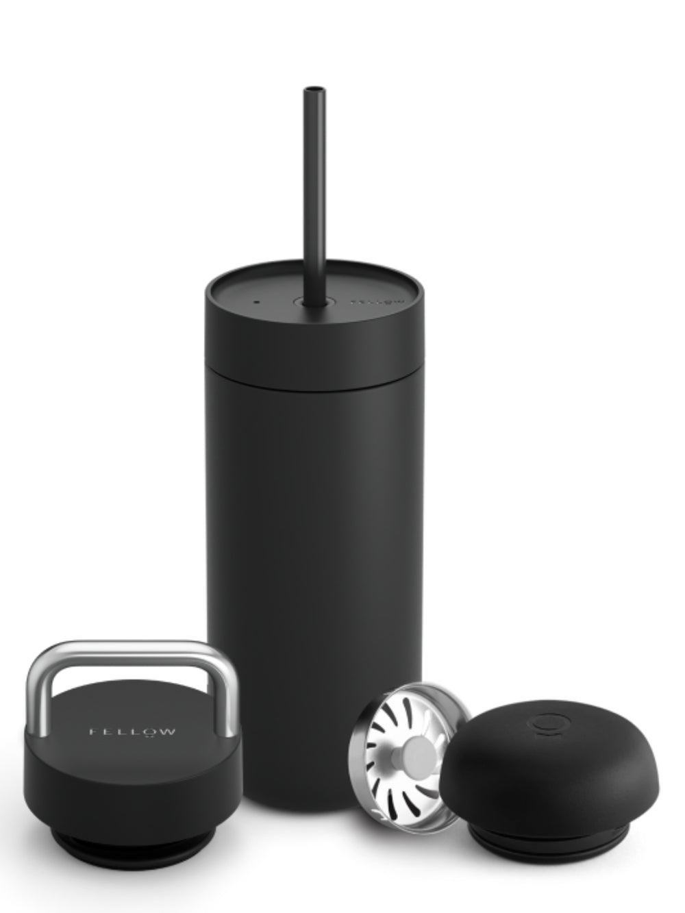 Photo of FELLOW Carter 3-in-1 Lid System (474ml/16oz) ( Matte Black ) [ Fellow ] [ Reusable Cups ]