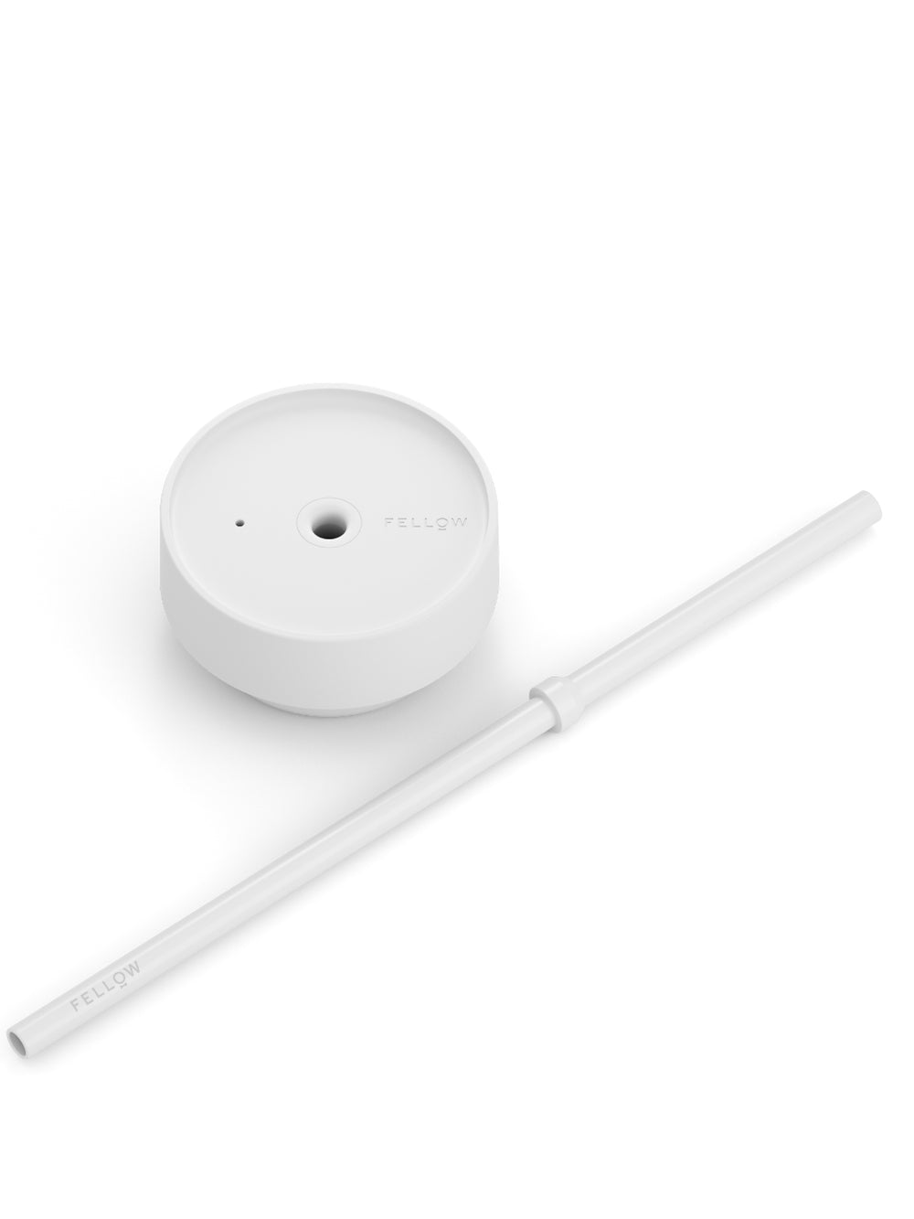 Photo of FELLOW Carter Cold Replacement Lid + Straw (474ml/16oz) ( Matte White ) [ Fellow ] [ Parts ]