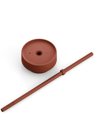 Photo of FELLOW Carter Cold Replacement Lid + Straw (474ml/16oz) ( Sienna ) [ Fellow ] [ Parts ]