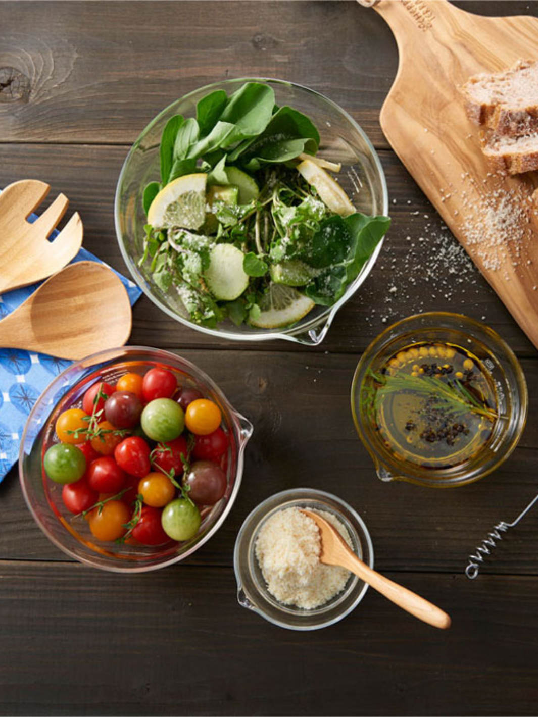 OS: HARIO Mixing Bowl with Spout 4-Piece Set