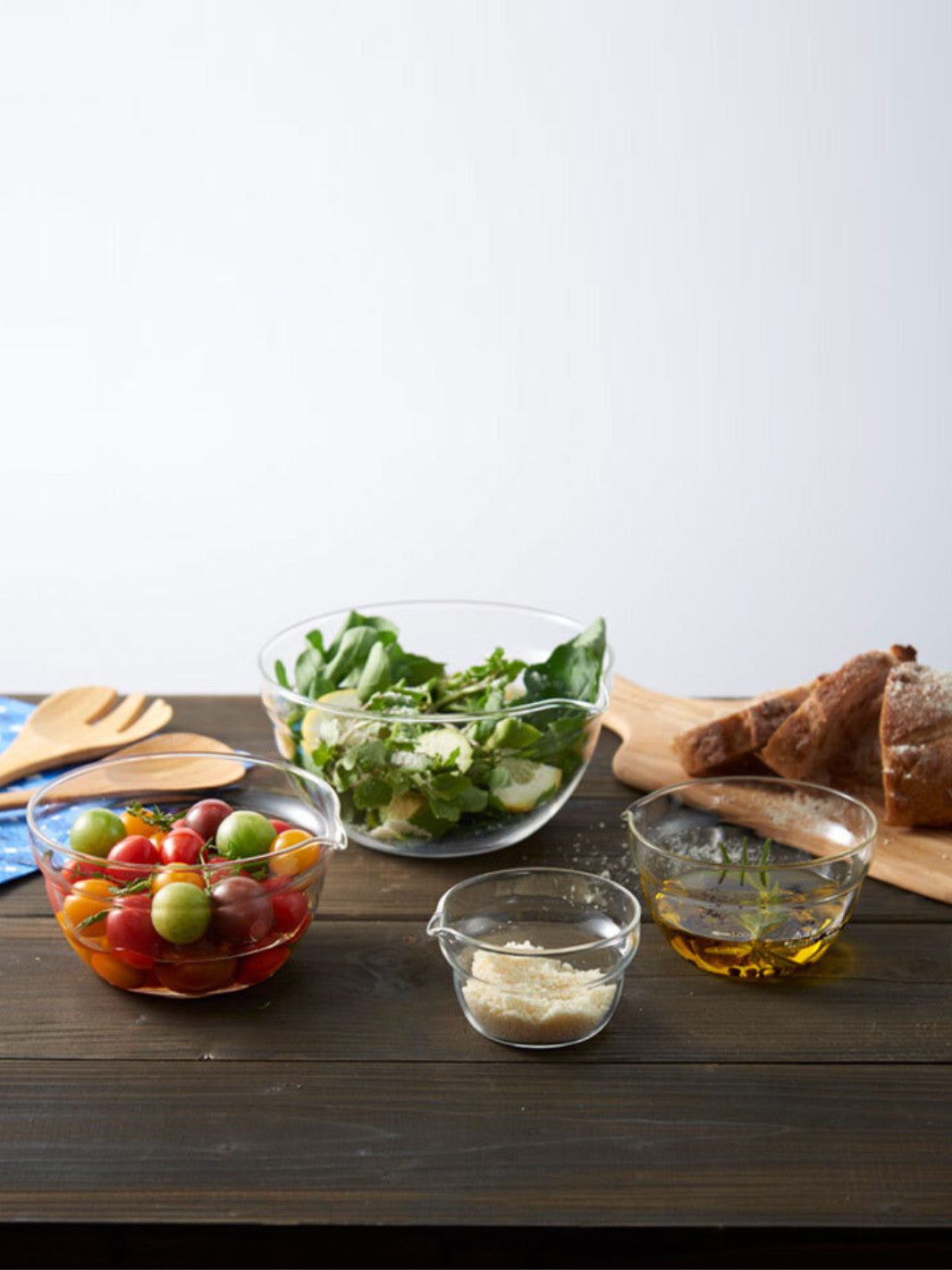 OS: HARIO Mixing Bowl with Spout 4-Piece Set