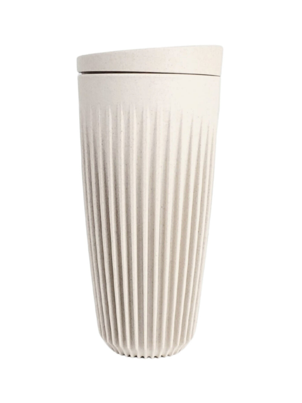 Photo of HUSKEE Original Cup + Lid (473ml/16oz) ( Natural ) [ Huskee ] [ Coffee Cups ]