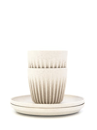 Photo of HUSKEE Original Espresso Set (88ml/3oz) ( Natural ) [ Huskee ] [ Coffee Cups ]
