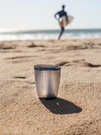 Photo of HUSKEE Steel Cup + Lid (237ml/8oz) ( ) [ Huskee ] [ Coffee Cups ]