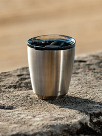 Photo of HUSKEE Steel Cup + Lid (237ml/8oz) ( ) [ Huskee ] [ Coffee Cups ]
