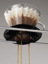 Photo of KALITA Wave 185 Glass Dripper (Black) ( ) [ Kalita ] [ Pourover Brewers ]