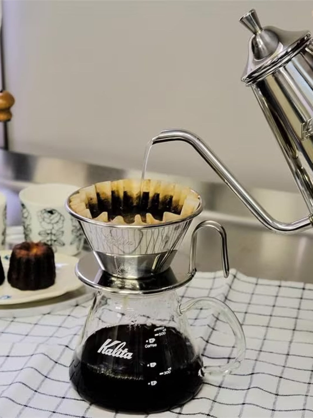KALITA Wave 185 Tsubame Dripper (Stainless Steel)