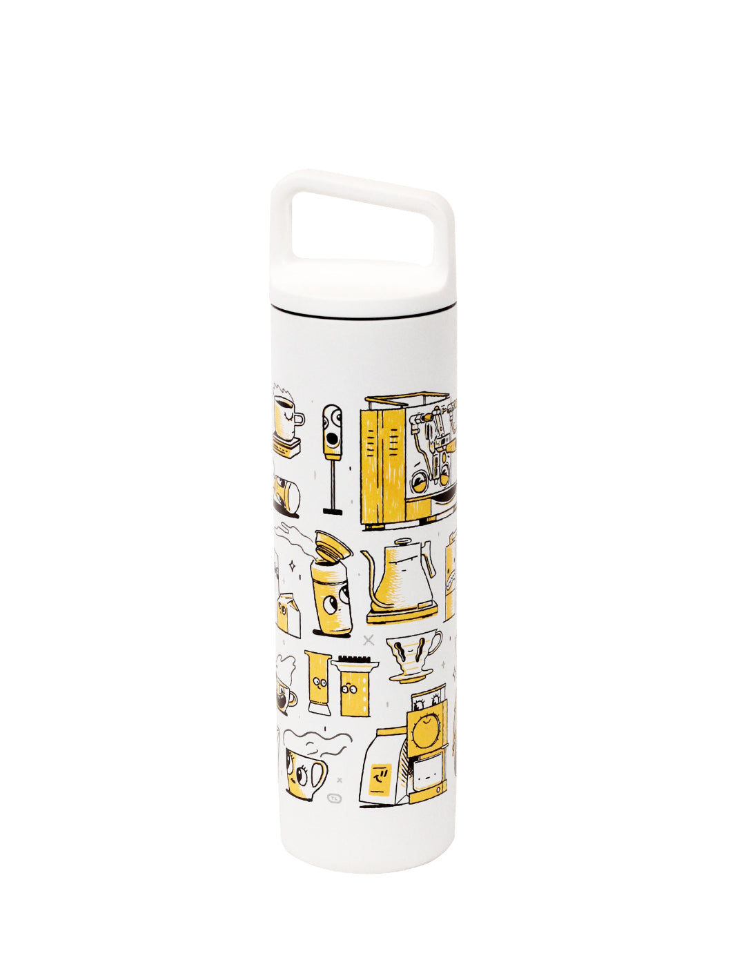 MiiR "Eight Ounce/8oz Brew Crew" Wide Mouth Bottle (591ml/20oz) [Limited Edition] (White)