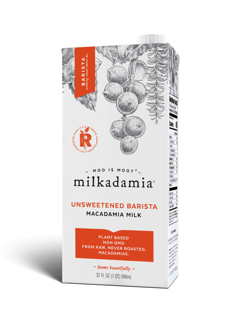 Photo of MILKADAMIA Unsweetened Barista Macadamia M*lk ( ) [ Milkadamia ] [ Alternative Milks ]