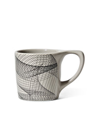 Photo of notNeutral LINO Artist Series Coffee Mug - Chaim Machlev (10oz/296ml) ( Light Grey ) [ notNeutral ] [ Coffee Cups ]