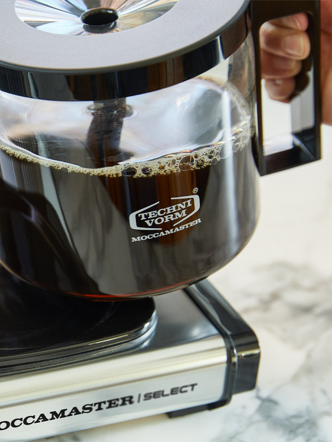TECHNIVORM Moccamaster Replacement Glass Carafe (1250ml/42.3oz) (KBGV Select)