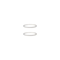 Photo of KINTO BONBO silicone ring set of 2 ( Clear ) [ KINTO ] [ Parts ]
