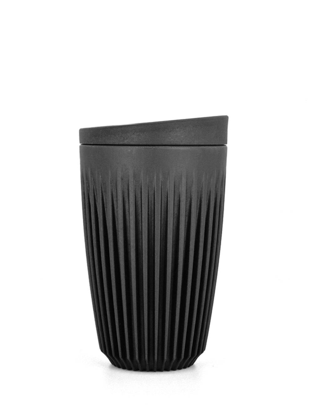 Photo of HUSKEE Original Cup + Lid (355ml/12oz) ( Charcoal ) [ Huskee ] [ Coffee Cups ]