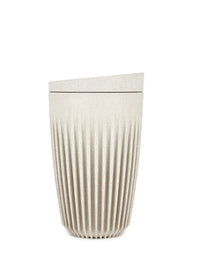 Photo of HUSKEE Original Cup + Lid (355ml/12oz) ( Natural ) [ Huskee ] [ Coffee Cups ]