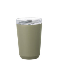 Photo of KINTO TO GO TUMBLER (with plug) (360ml/12oz) ( Khaki ) [ KINTO ] [ Reusable Cups ]