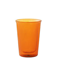 Photo of KINTO CAST AMBER Double Wall Glass (290ml/9.9oz) ( Amber ) [ KINTO ] [ Coffee Glasses ]