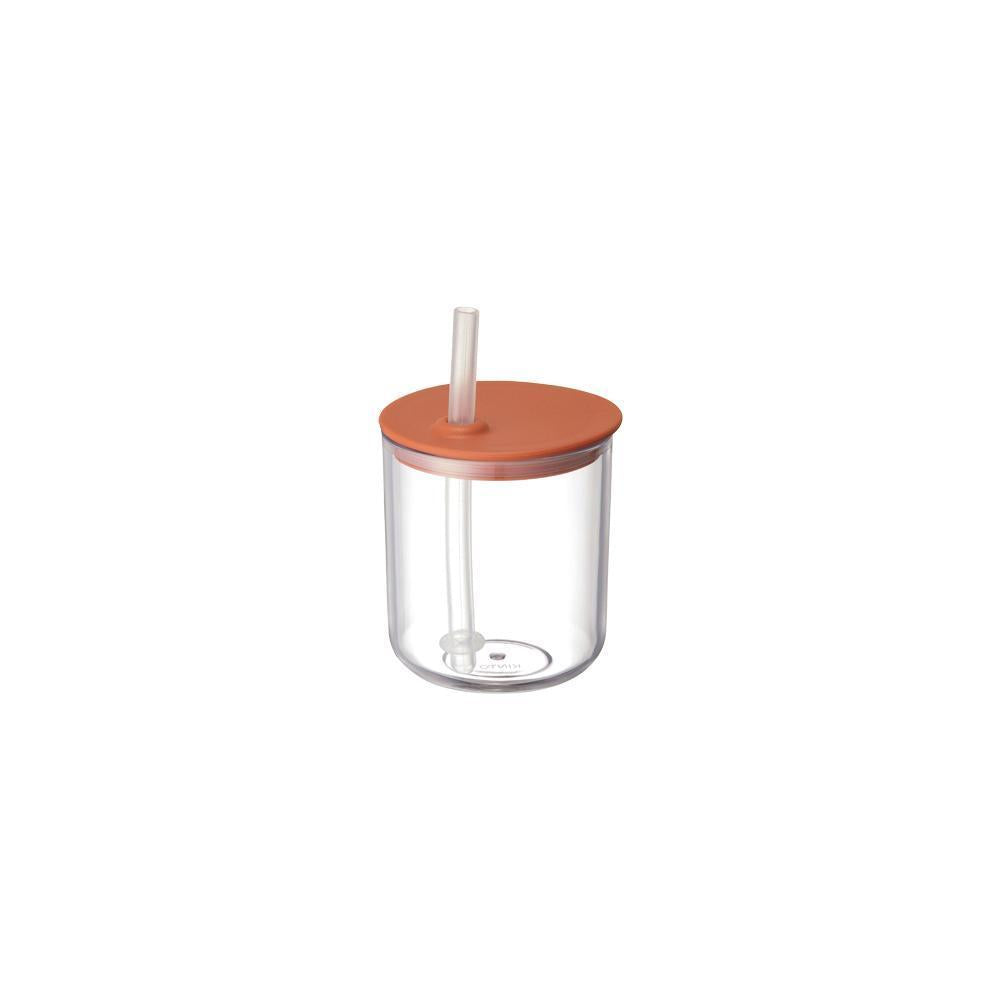 Photo of KINTO BONBO Straw Cup 200ml ( Orange ) [ KINTO ] [ Reusable Cups ]