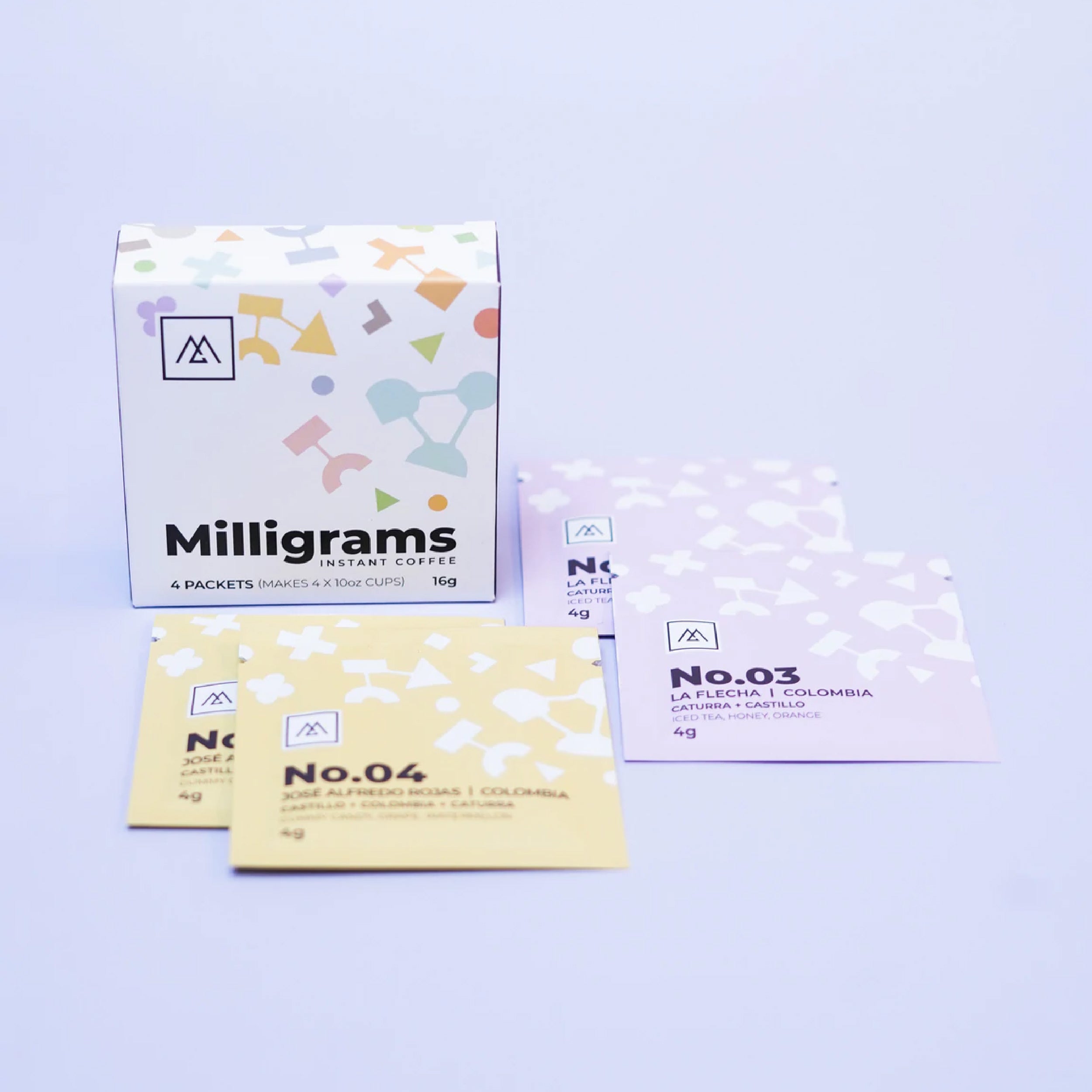 Monogram - Milligrams: Instant Coffee (pack of 4)