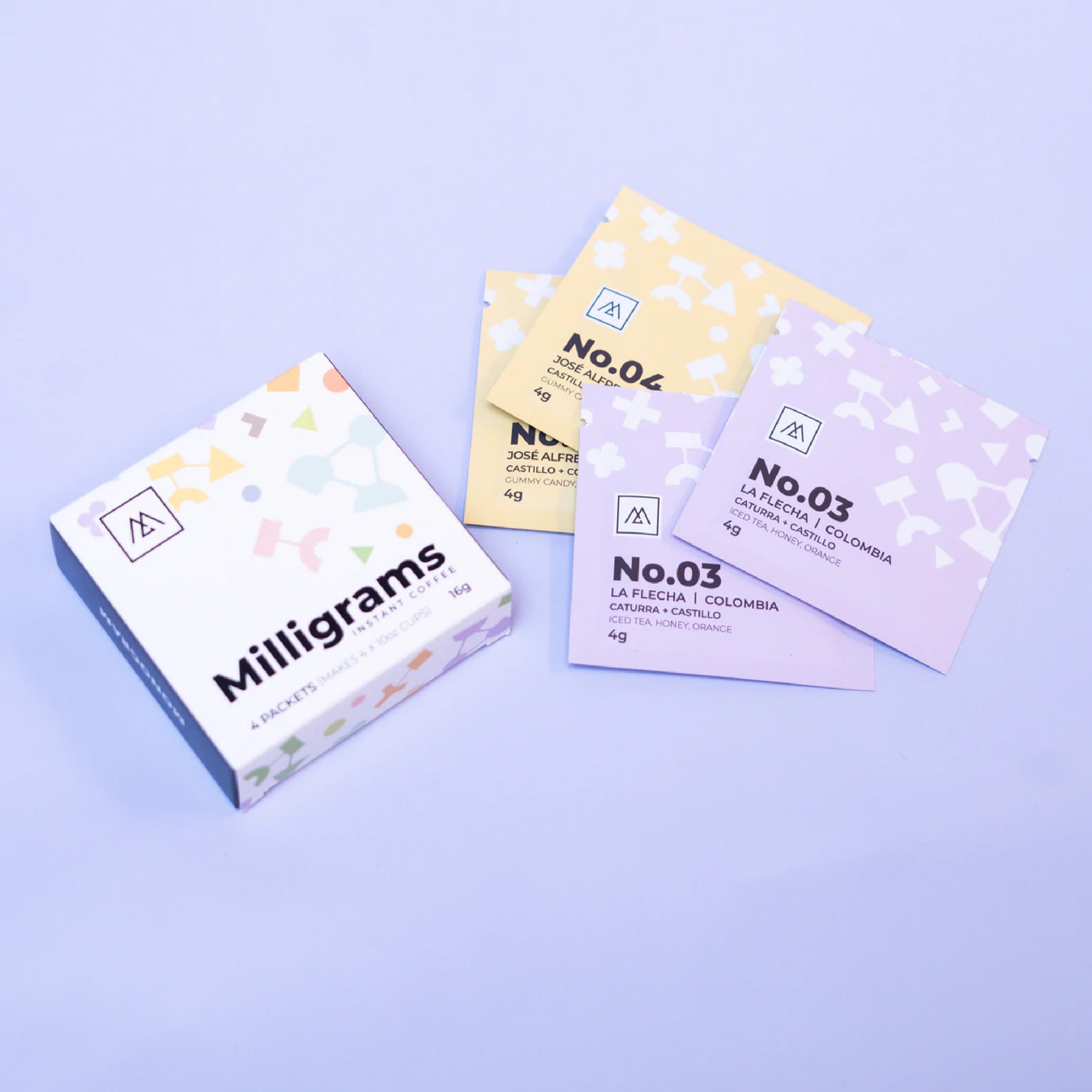 Monogram - Milligrams: Instant Coffee (pack of 4)